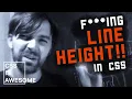 Dealing with in line height in CSS