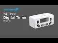 Fosmon Digital Outlet Timer Instructions C-10749US