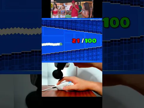 Sua Amiga Vou Pegar VS 100 Click Spider in Geometry Dash! #shorts