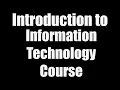 Lagu Introduction to IT Course for Beginners
