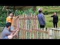 A strong gate was built by Hung and Van Anh to keep out bad guys.