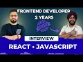 Frontend Developer Mock Interview React Next js Real Interview Experience