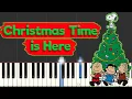 Download Lagu Vince Guaraldi - Christmas Time Is Here - Jazz Piano Tutorial