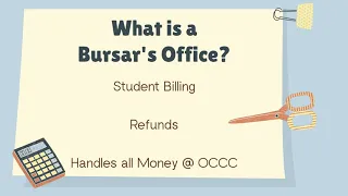 Managing Your Money Bursar s Office