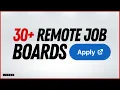 30 Remote Job Boards To Get Hired