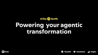 Spotify Portal Webinar July 2026 Powering Your Agentic Transformation