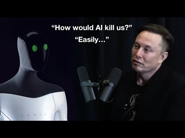Download MP3 Stunning AI shows how it would kill 90%. w Elon Musk.