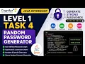 Cognifyz Technologies Java Internship Level 1 Task 4 Random Password Generator in Java