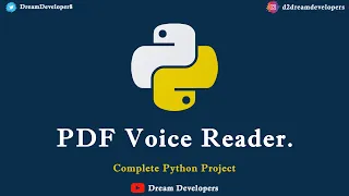 PDF Voice Reader in Python Convert Text to Speech Complete Python Project