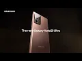 SAMSUNG Galaxy Note20 Ultra 5G Trailer Commercial Galaxy Note20 Ultra 5G AD