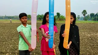 outdoor fun with Rocket Balloon and learn colors for kids by I kids episode -489.