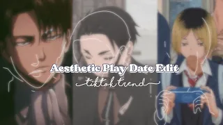 Download ➳:: AESTHETIC ANIME PLAY DATE | TikTok Trend 🤎 MP3