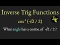 Inverse Sine arcsin Inverse Cosine arccos Functions and Compositions of Trig Functions