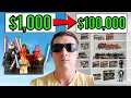 Turning 1 000 Into 100 000 Selling Lego - Episode 1