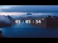 Glassmorphism Digital Clock Using HTML CSS JavaScript