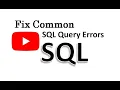 SQL Syntax Check