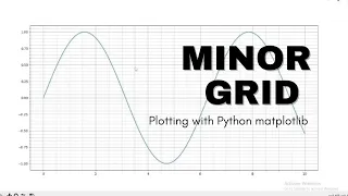 How to add a minor grid in python matplotlib graph plot