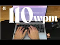 110 wpm - How Fast is 110 WPM Typing Speed Test