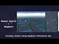 React-Native and Mapbox Tracing the Route using Mapbox s Directions API