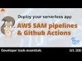 Deploy your serverless app with AWS SAM Pipelines Github Actions also using OpenID Connect