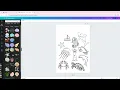 Printable Coloring Pages Sea Animals Design Tutorial Simple Design in Canva