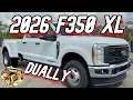 2026 FORD F-350 XL DUALLY 4X4 6 7L DIESEL V8 POWER STROKE SUPER DUTY WORK TRUCK REVIEW