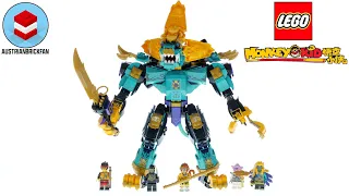 LEGO Monkie Kid 80048 The Mighty Azure Lion - LEGO Speed Build Review