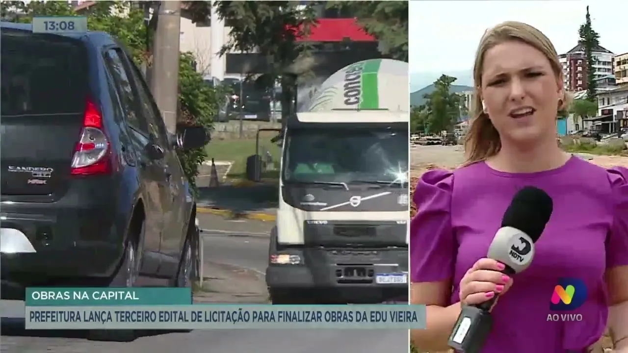 Prefeitura de Florianópolis lança terceiro edital de licitação para finalizar obras da Edu Vieira