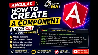 How to Create a Component in Angular Angular Beginner Tutorial