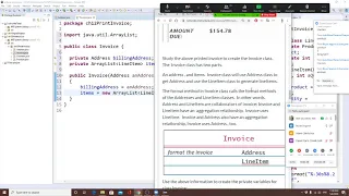 Java printed Project Invoice class part 2 3