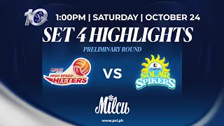 PLDT Home Fibr High Speed Hitters vs. Capital1 Solar Spikers - 4th Set Highlights