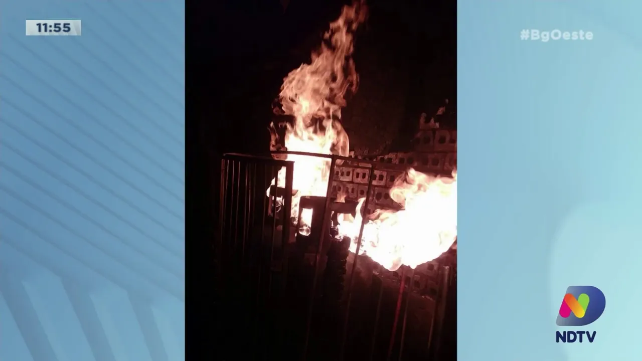 Centro de Chapecó: Bombeiros atendem incêndio em estabelecimento comercial