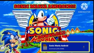  download sonic mania android download mini gameplay 