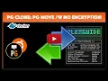 PGClone PG Move with No Encryption