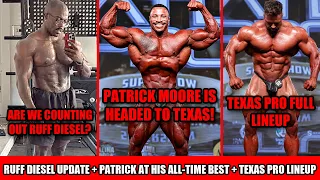 New Ruff Diesel Update Texas Pro Lineup Patrick Bringing His All-Time Best to Texas