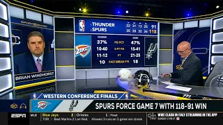 Wemby is on the GOAT track! - Windy joins SVP on Spurs win in GAME 6 to tie series 3-3 over Thunder