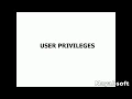 oracle dba training online privileges in sql