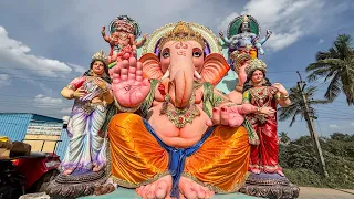 Big Ganesh Aagman 2026 At Hyderabad | Sundar Kalakar Ganesh Transporting | Ganesh Chaturthi 2026