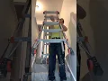 Using a Little Giant on Staircase For Painting