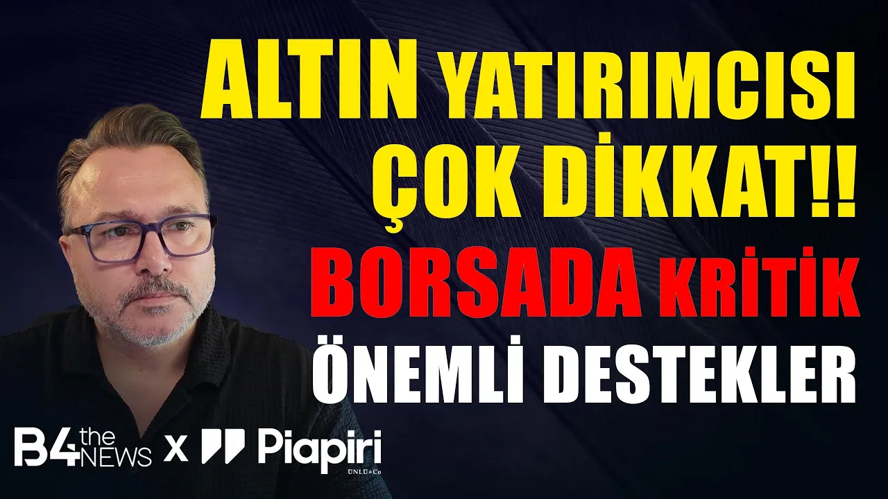 Altın Yatırımcısı Çok Dikkat!! Borsada Kritik Önemli Destekler | Burak Arslan ile Piyasalar