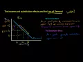 The Income and Substitution Effect - WHY does Demand Slope Downwards
