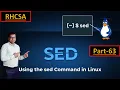 SED Command Tutorial Automate Text Manipulation RHCSA Prep Part 63
