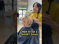 How to cut a short shag details pinned in comments