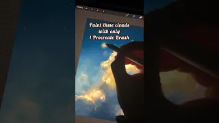 How to paint Realistic CLOUDS