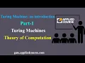 Turing Machine an introduction Turing Machines Part-1 Theory of Computation Compiler Design