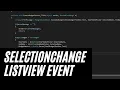 Using the Selection Changed Event in a WPF Listview to Select Budgets Modern WPF Desktop App Part 12