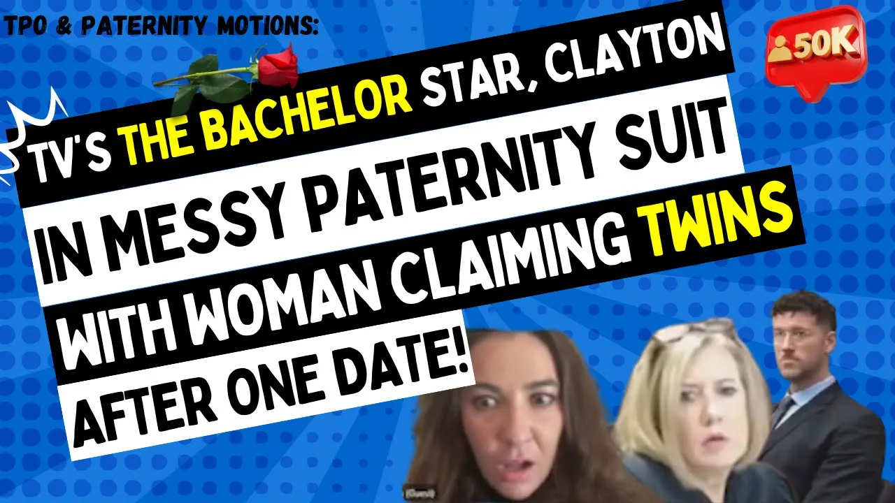 TV's The Bachelor STAR Clayton In MESSY Paternity Suit With Woman Claiming TWINS After ONE Date!
