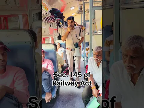 Train me nashe ki halat me yatra mat karo #railway #awareness #rpf