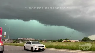 04-28-2023 Temple TX - Tornado warned storm