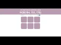 Coding ASMR Color Guessing Game Using HTML CSS JavaScript